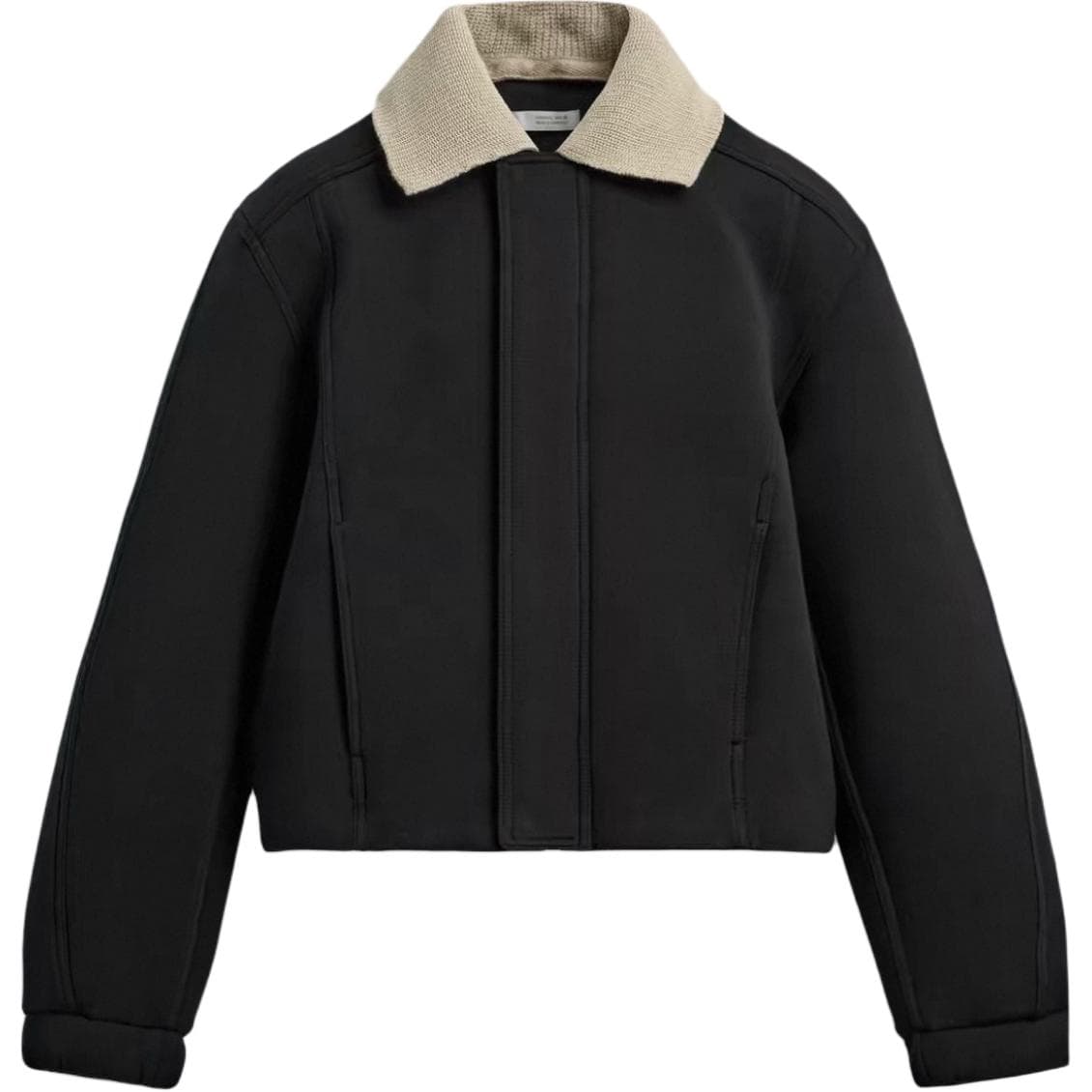 Куртка ZARA Мужские черные куртки - изображение 1