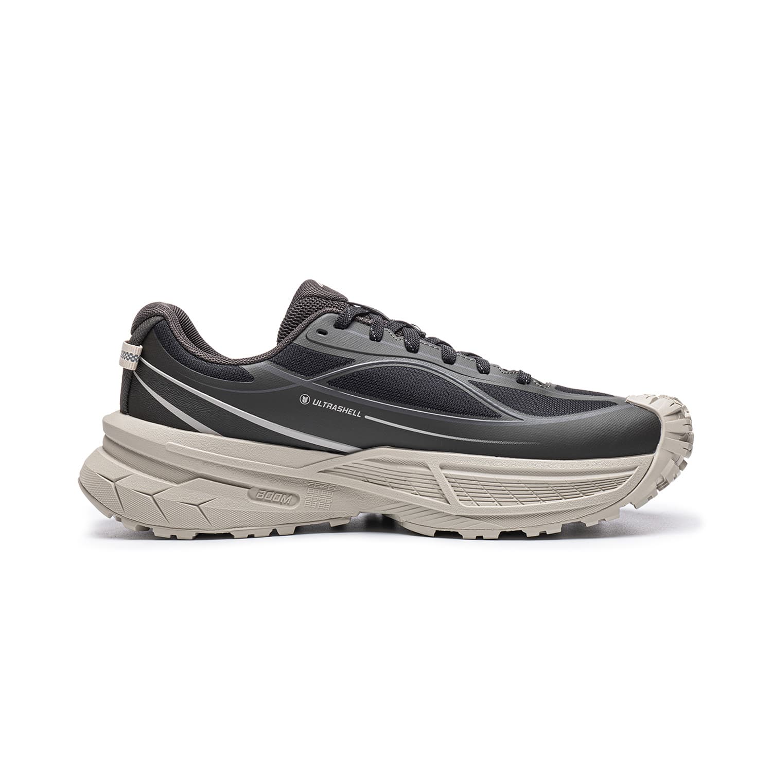Кроссовки Li NING Outdoor CF Tracing Xingchuan 2SE Альпинистские и треккинговые ботинки Низкий Топ Обсидиан Серый Ночной Черный Мужской - изображение 2