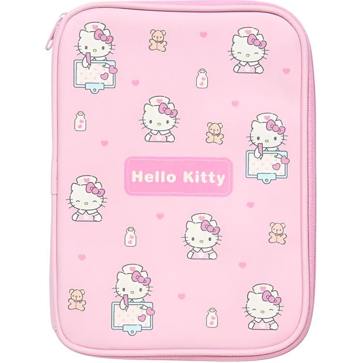 Sanrio ПУ (полиуретан) ПВХ Полиэстер Волокно Путешествие Хранение Сумка Средний Размер Женский Розовый - изображение 1