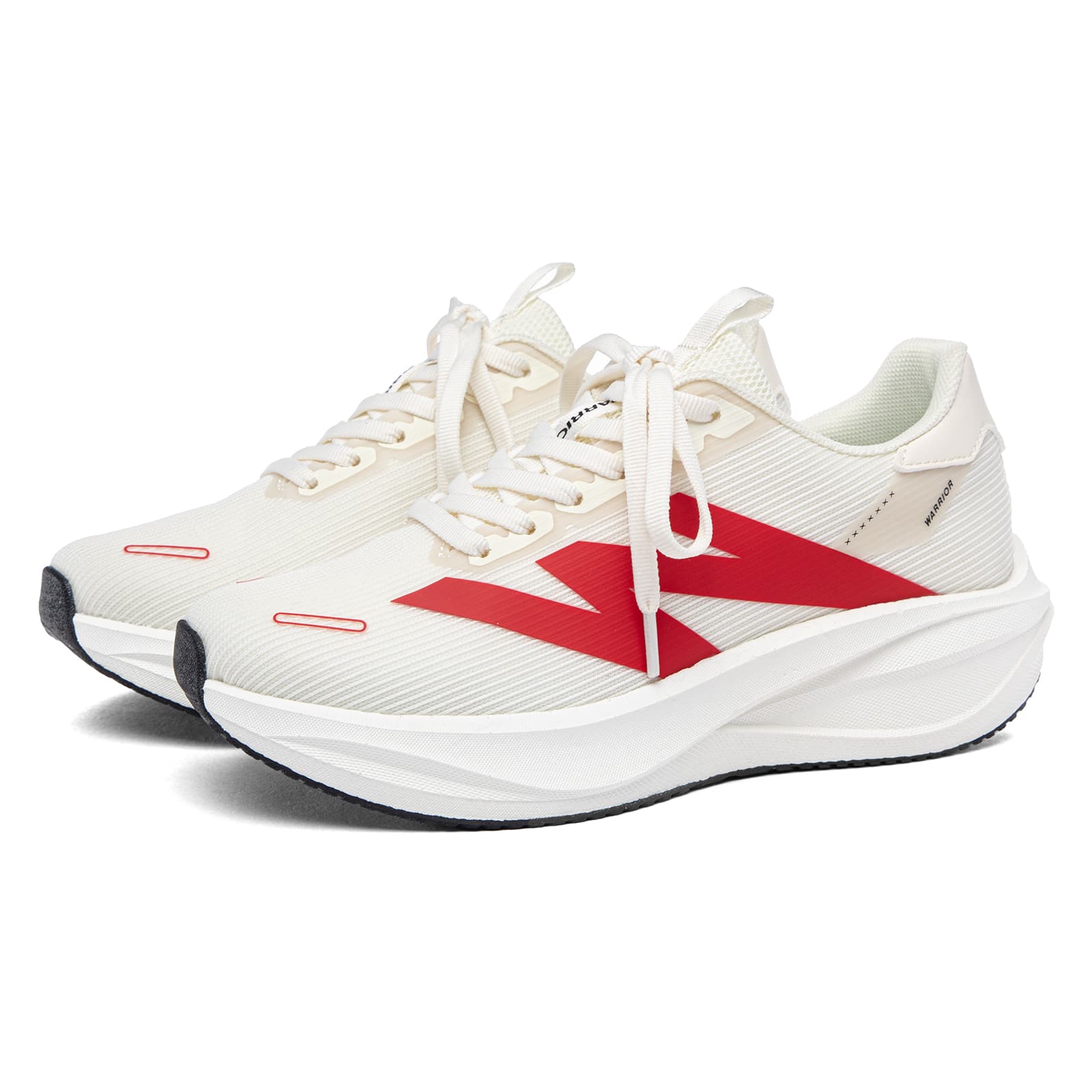 Кроссовки для бега Кроссовки Warrior Low Top Бежево-Красные Унисекс - изображение 3