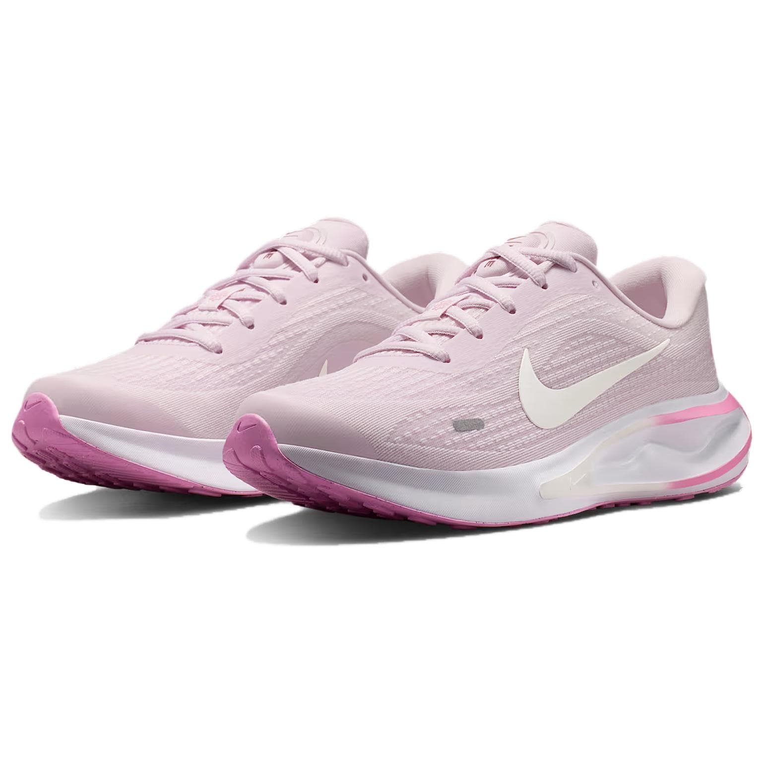 Кроссовки для бега NIKE Journey Run Беговые кроссовки Низкий Топ Светло-фиолетовый Lilac Поднимающийся розовый Дымчато-розовый Парусный белый Женские - изображение 3