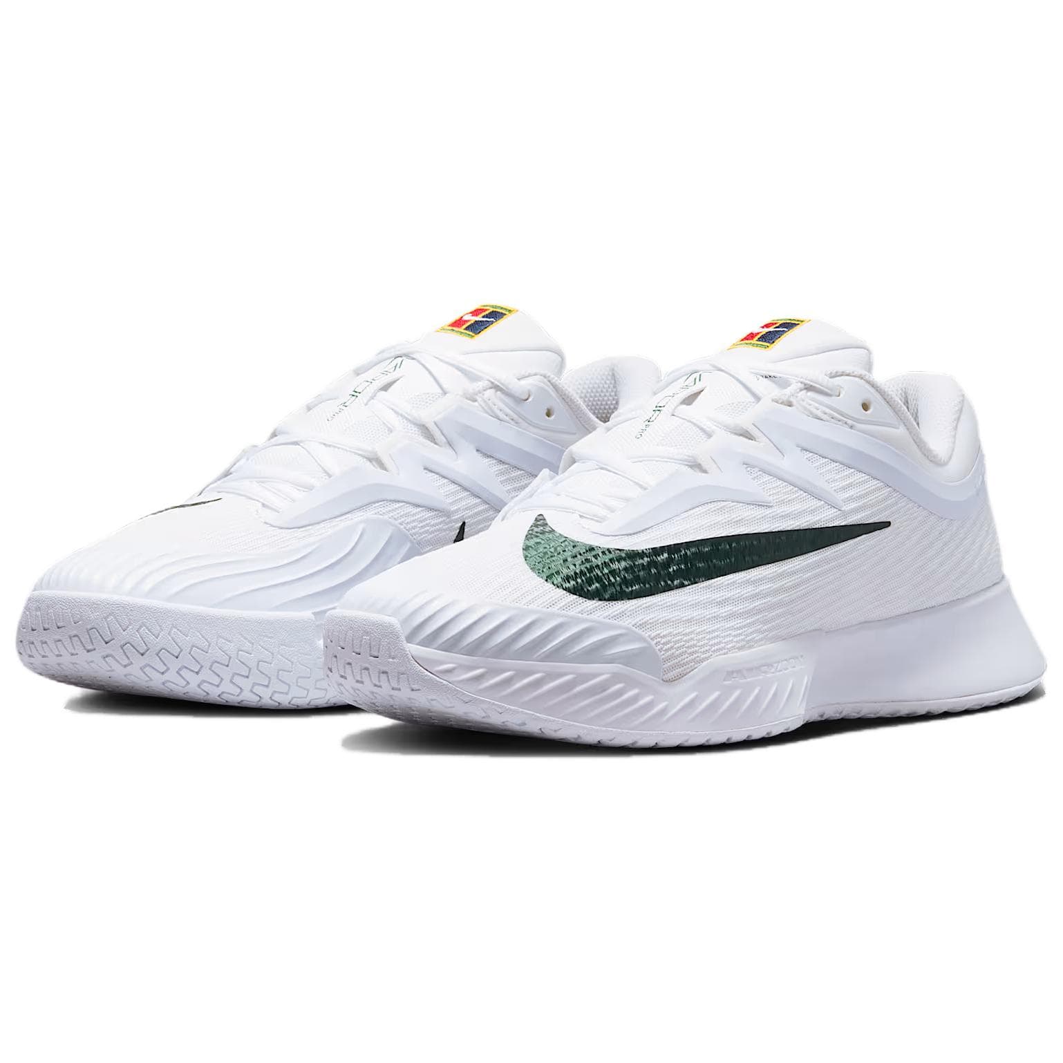 Кроссовки для тенниса Nike Vapor Pro 3 Теннисные кроссовки Белый Зеленый Мужской - изображение 3