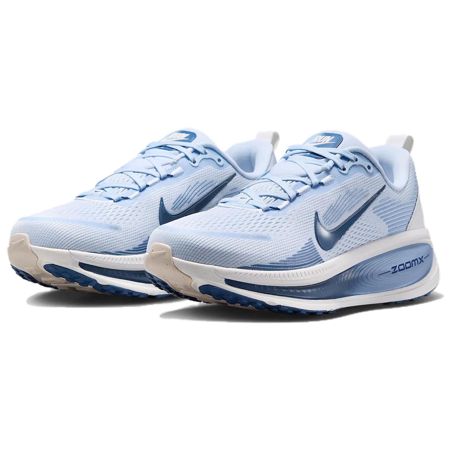 Кроссовки для бега Nike Vomero 18 Беговые кроссовки Низкий Топ Водород Синий Алюминий Синий Гора Белый Таинственный Глубокий морской синий Женские - изображение 3