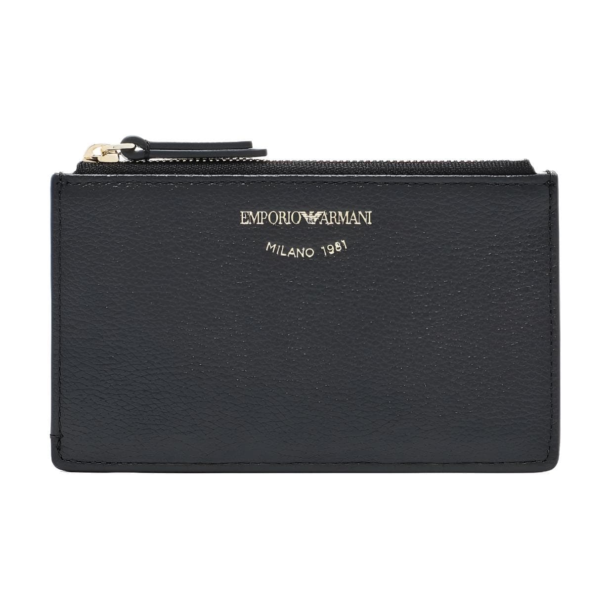 Картхолдер EMPORIO ARMANI Коровья кожа Держатель для карт Женский Черный - изображение 1