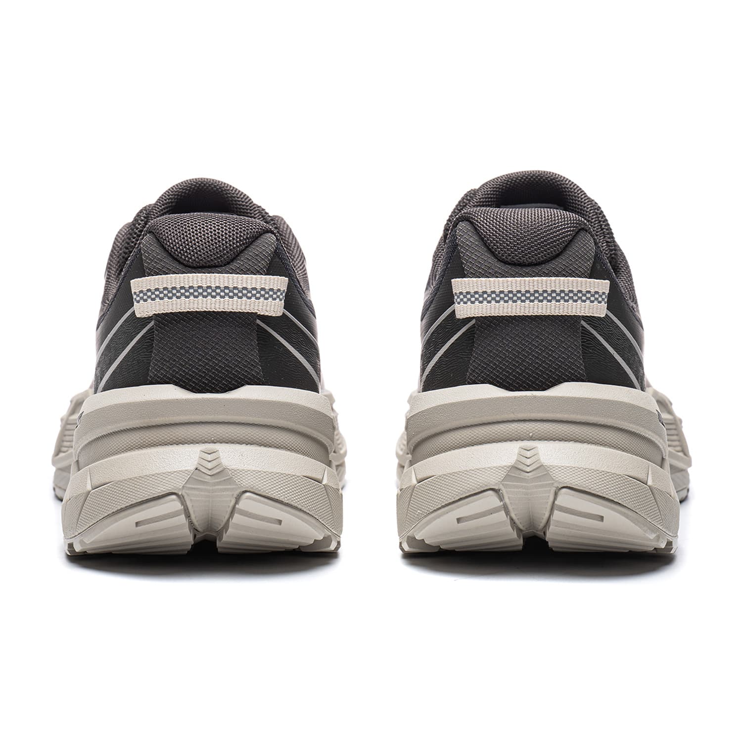 Кроссовки Li NING Outdoor CF Tracing Xingchuan 2SE Альпинистские и треккинговые ботинки Низкий Топ Обсидиан Серый Ночной Черный Мужской - изображение 4