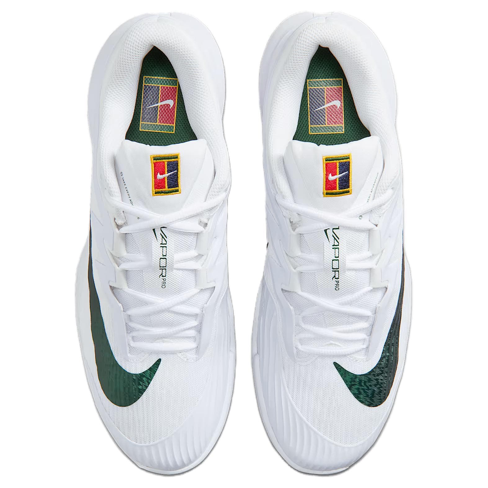 Кроссовки для тенниса Nike Vapor Pro 3 Теннисные кроссовки Белый Зеленый Мужской - изображение 4