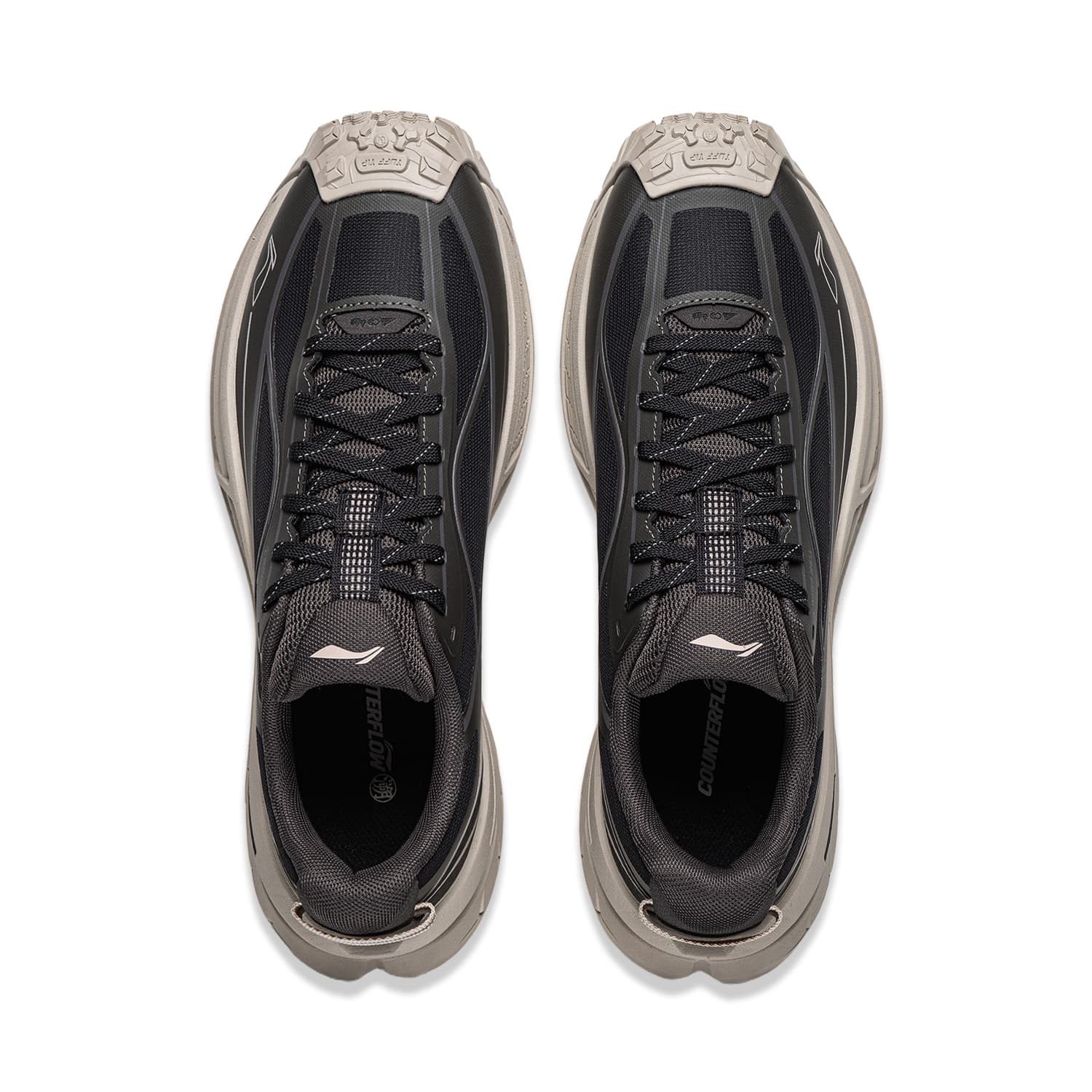 Кроссовки Li NING Outdoor CF Tracing Xingchuan 2SE Альпинистские и треккинговые ботинки Низкий Топ Обсидиан Серый Ночной Черный Мужской - изображение 3