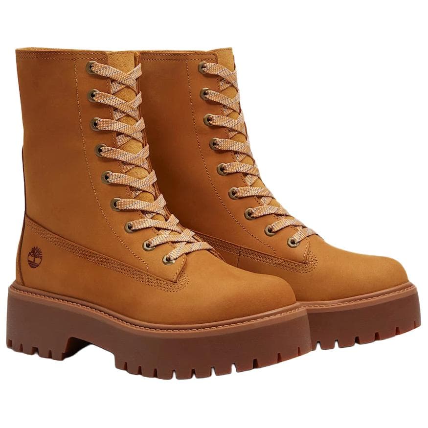 Ботинки Timberland Stone Street Combat Boots Жёлтый Коричневый Женский - изображение 3