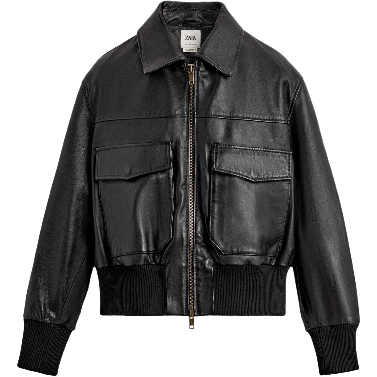Кожаная куртки ZARA LIMITED EDITION - изображение 1