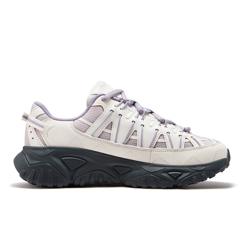Кроссовки FILA FUSION FREEROAM Wander Shoes Дышащий Массивные кроссовки Women's White Фиолетовый - изображение 2