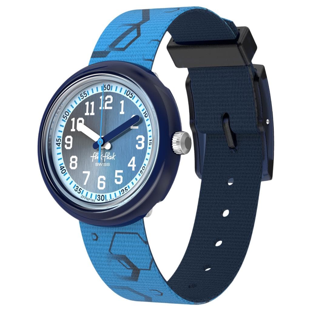 Часы Swatch Quartz Механизм Kids Flik Flak Часы 31,85 мм Синий - изображение 1
