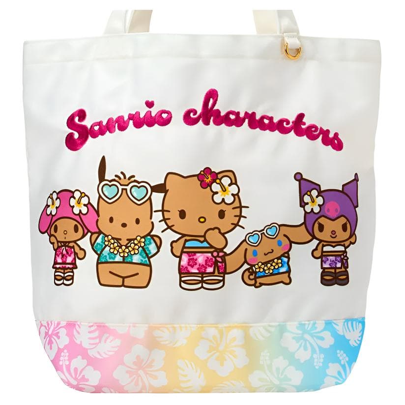 Мини-сумка Sanrio Полиэстеровая ткань Сумка через плечо Женская Белая - изображение 4