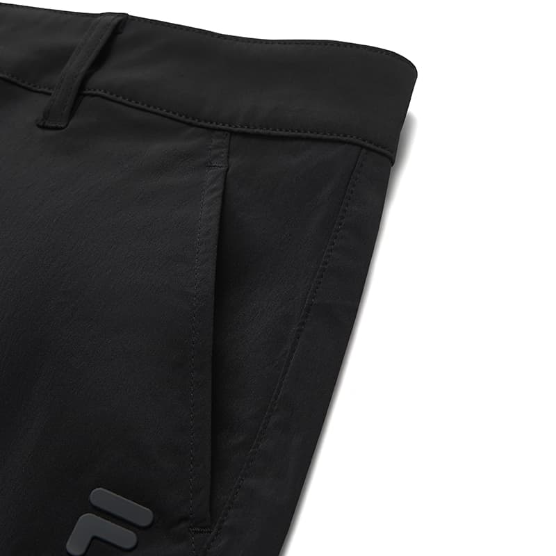 Штаны FILA FUSION URBAN TECH Глубокий Черный Мужские Повседневные Штаны - изображение 4
