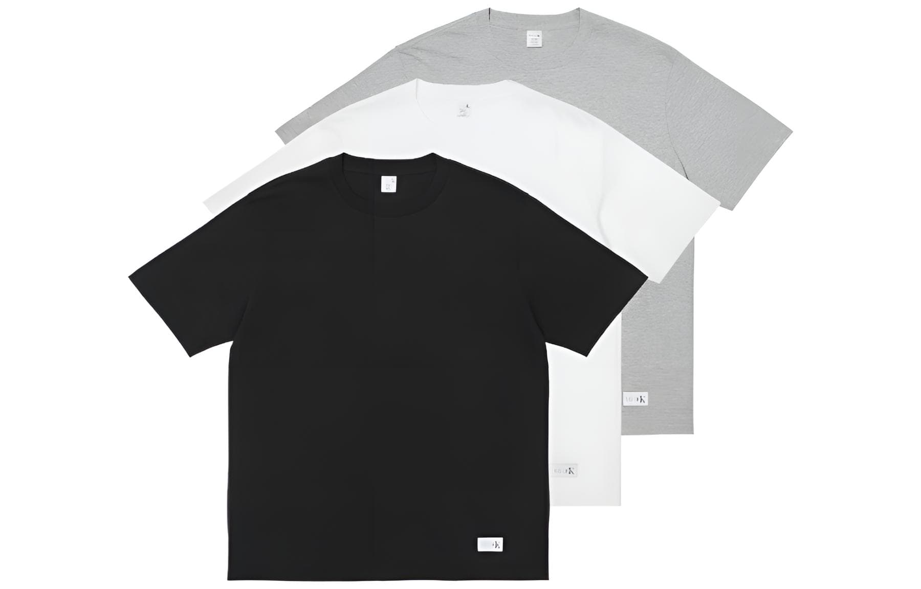 Футболка PALACE x Calvin Klein Ck1 Palace Short Sleeve Crew Neck Tee 3pk Classic White Light Grey T 13 - изображение 1