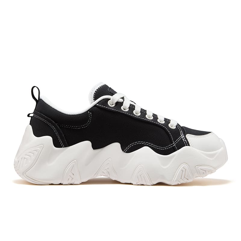Кроссовки FILA FUSION STARFISH Chunky Sneakers Low Top Black Snow Women's - изображение 2