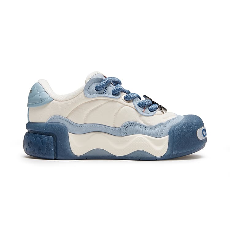Кроссовки Champion Skate Shoes Low Top Молочно-белый Балет Синий Женские - изображение 2