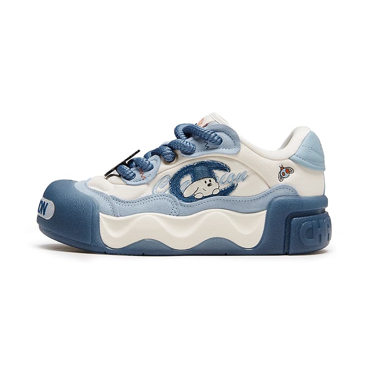 Кроссовки Champion Skate Shoes Low Top Молочно-белый Балет Синий Женские - изображение 1