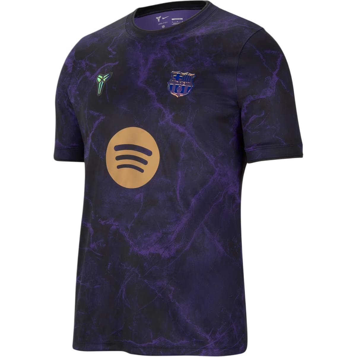 NIKE Global Фиолетовый Global Фиолетовый Черный Золото Цвет Мужская Футбольная Джерси - изображение 1