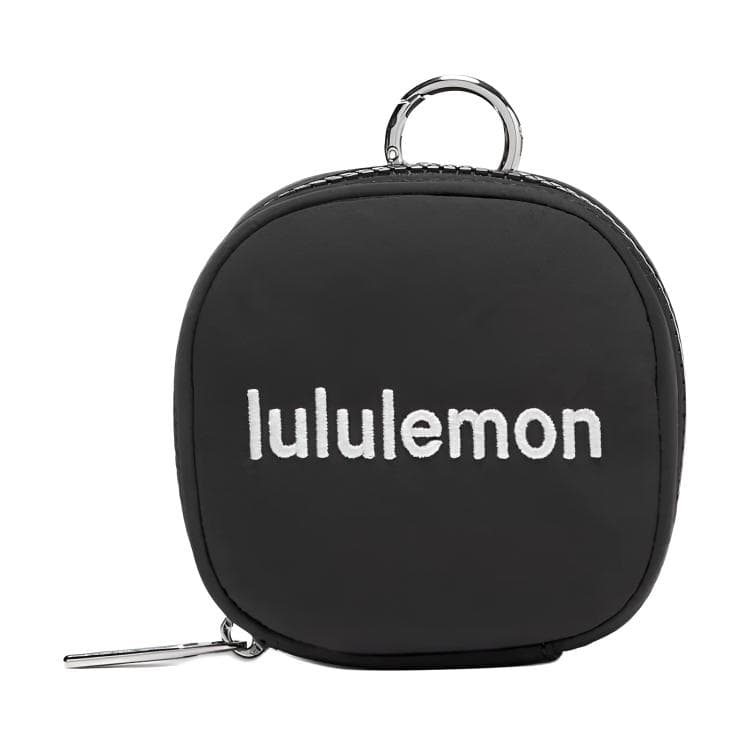 Портмоне Lululemon Нейлон с полиэстером унисекс черный кошелек - изображение 1
