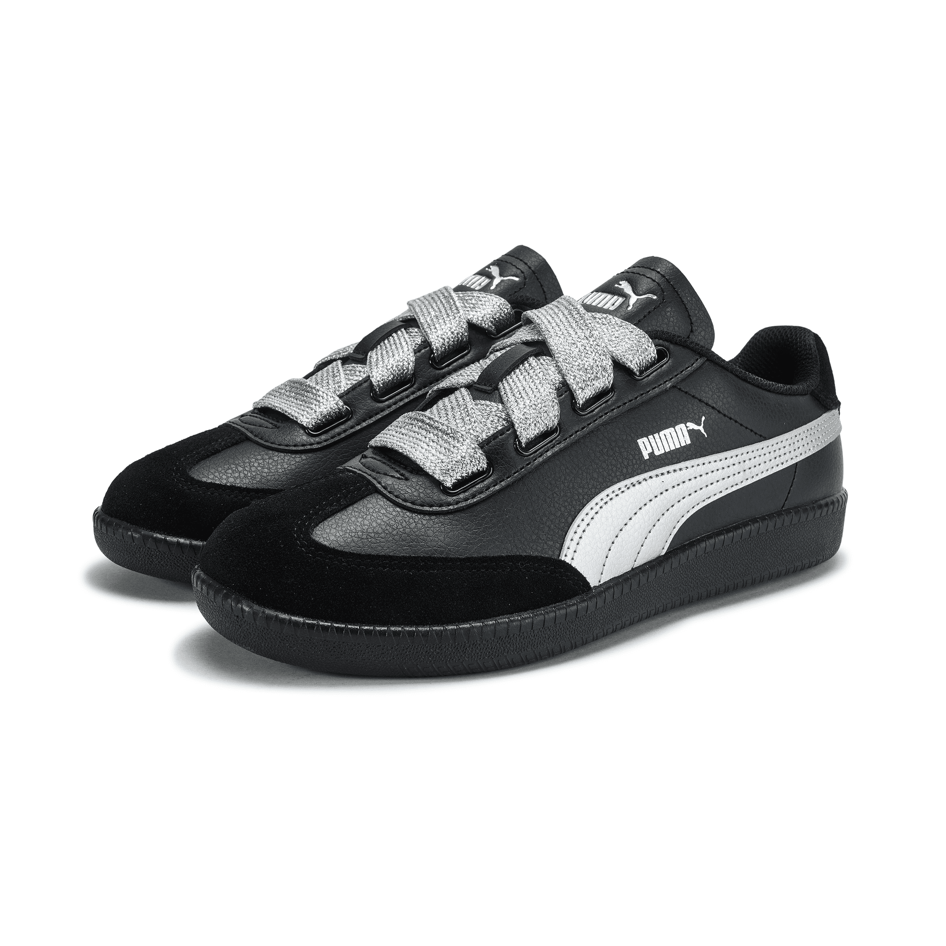 Кроссовки PUMA 9 T Low Топ Повседневная обувь Женская Черная - изображение 3