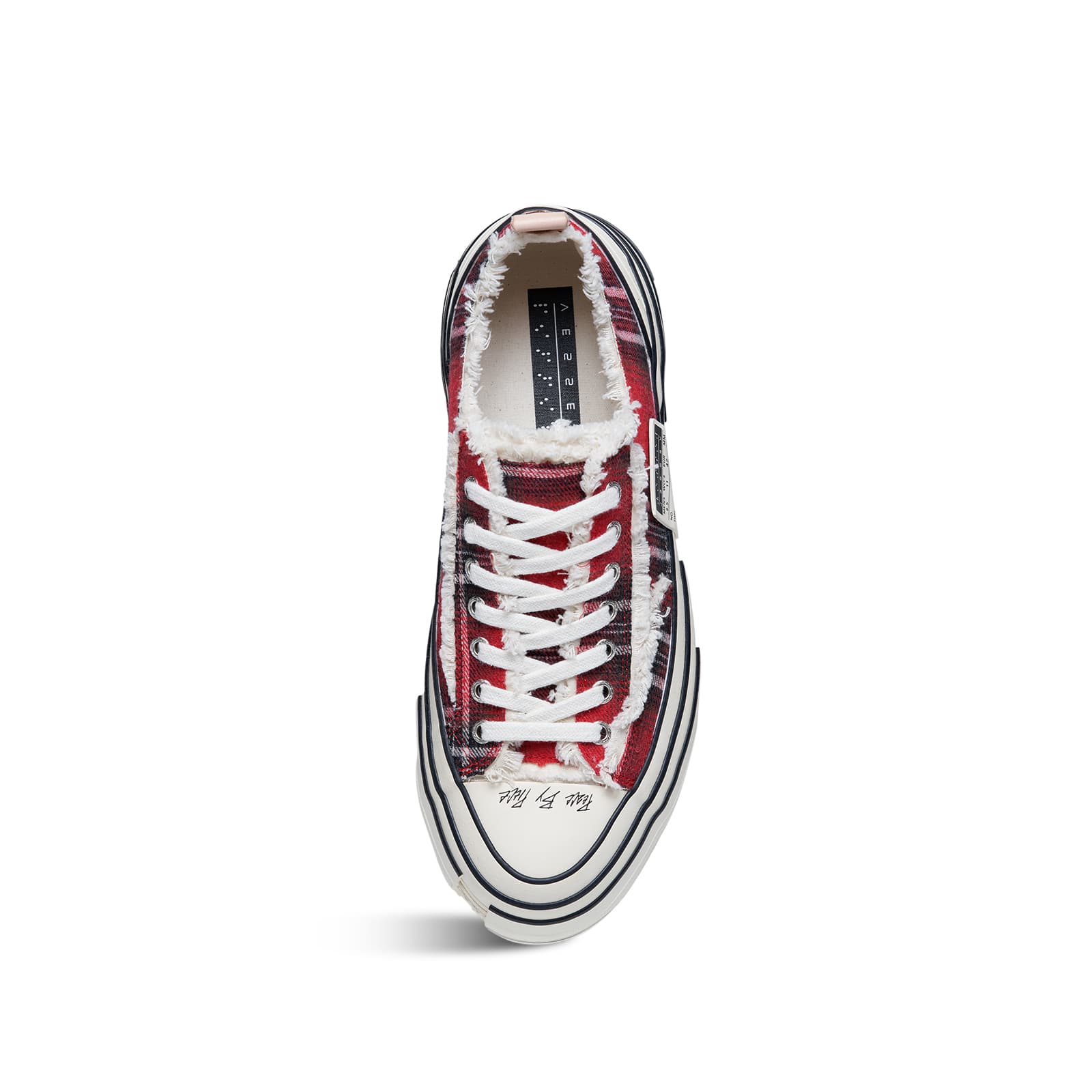 Кеды xVESSEL G.O.P. LOWS Forrest Red Plaid - изображение 4