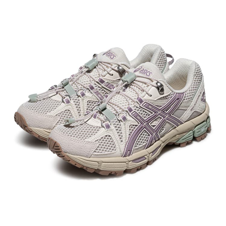 Кроссовки ASICS Гель Kahana 8 FL Повседневная обувь Низкий Топ Дымчато-серый Таро фиолетовый Женские - изображение 3