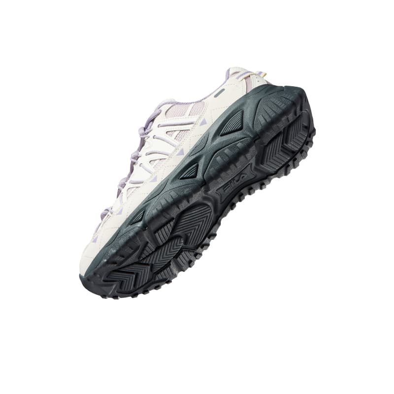 Кроссовки FILA FUSION FREEROAM Wander Shoes Дышащий Массивные кроссовки Women's White Фиолетовый - изображение 6