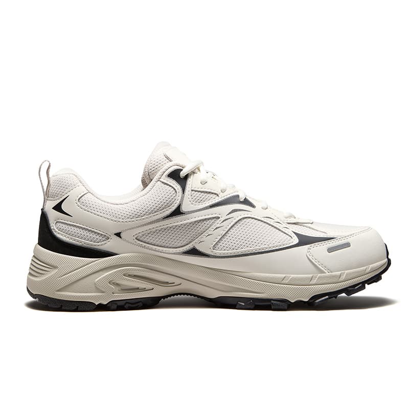Кроссовки для бега FILA FUSION TRIBUNE Беговые кроссовки Low Топ Ярко-серый Тофу Белый Мужской - изображение 2