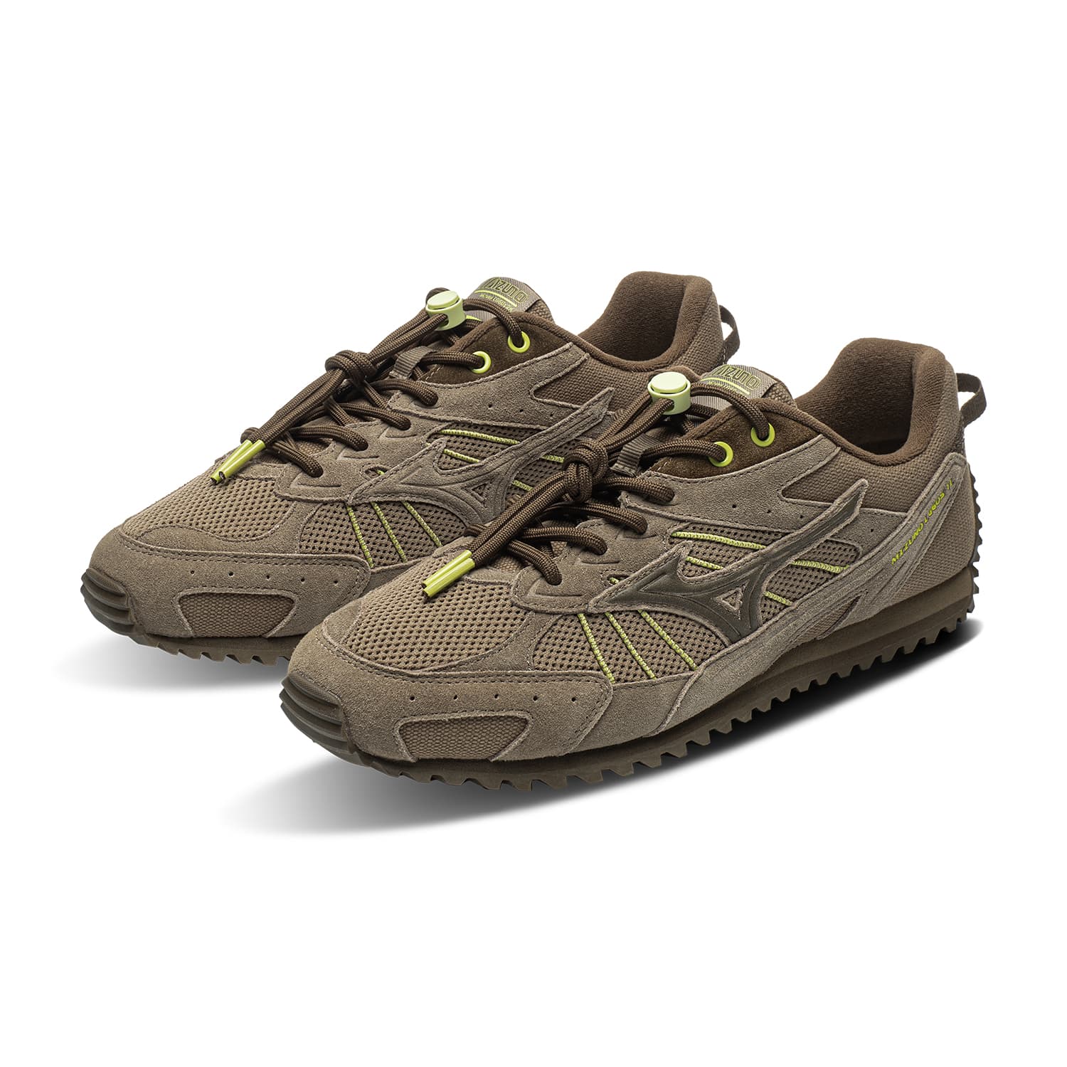 Кроссовки Mizuno Повседневная обувь Low Топ Хаки Коричневый Унисекс - изображение 4