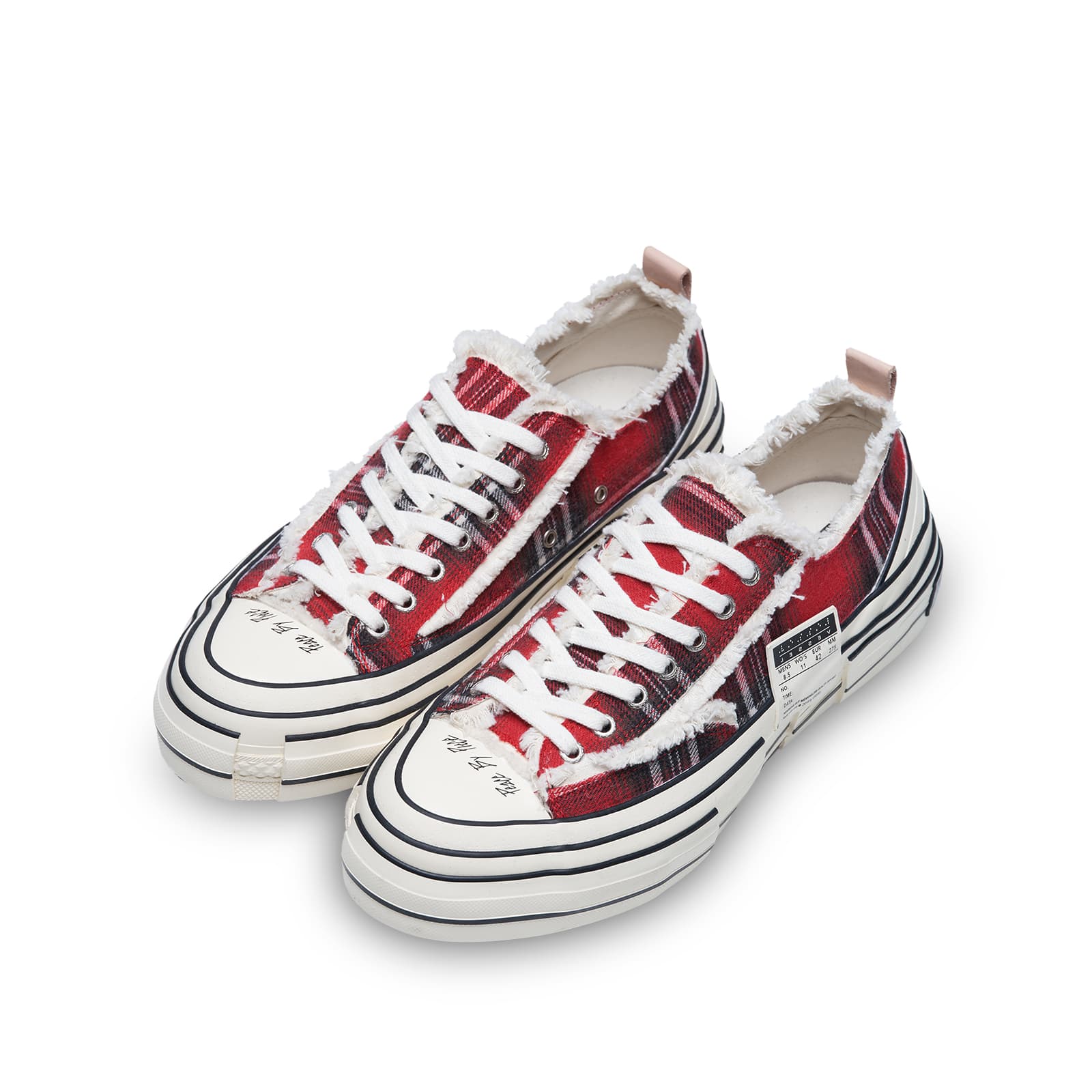 Кеды xVESSEL G.O.P. LOWS Forrest Red Plaid - изображение 3