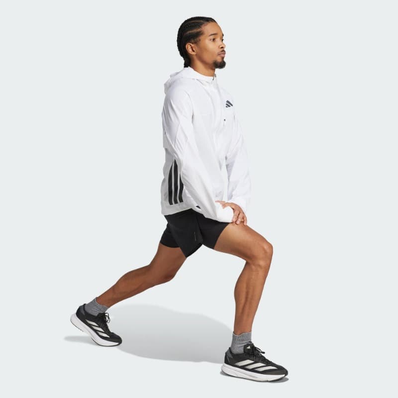 Куртка Adidas Adizero Бег Куртка Мужской Белый - изображение 2