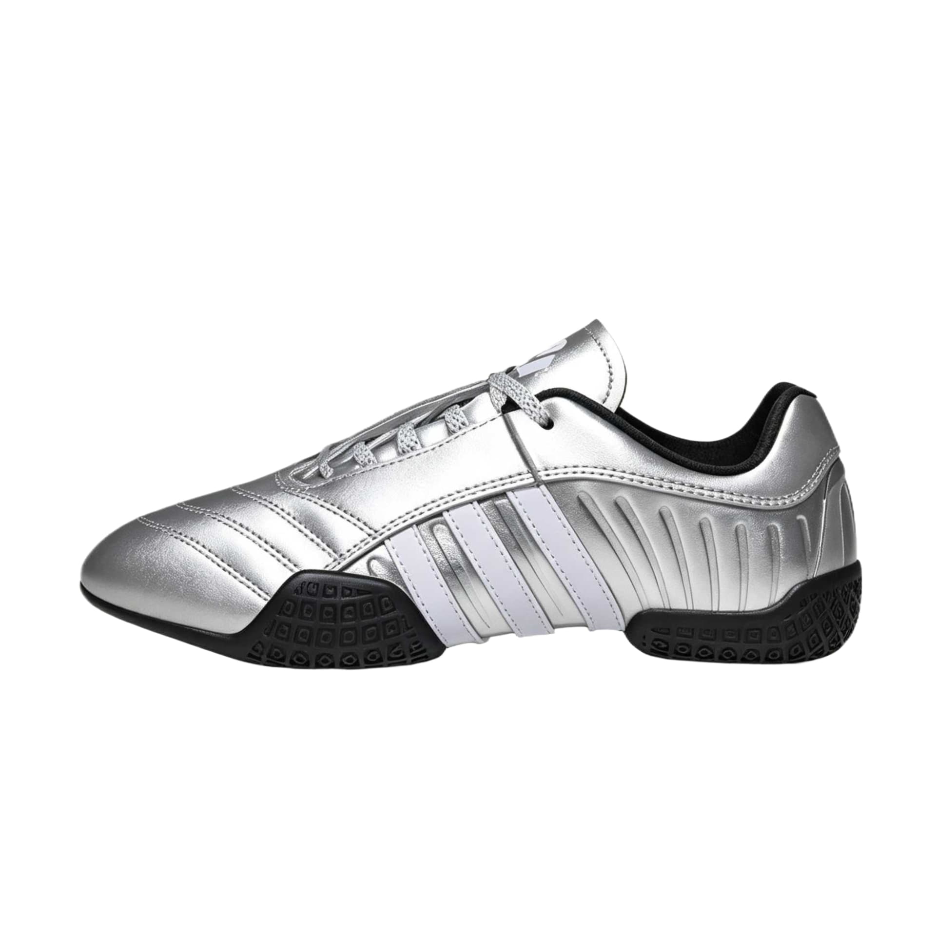 Кроссовки Adidas Taekwondo Mei Повседневная обувь Low Топ Серебряный Металлик Холодное сердце Фиолетовый Основной черный Женские - изображение 1