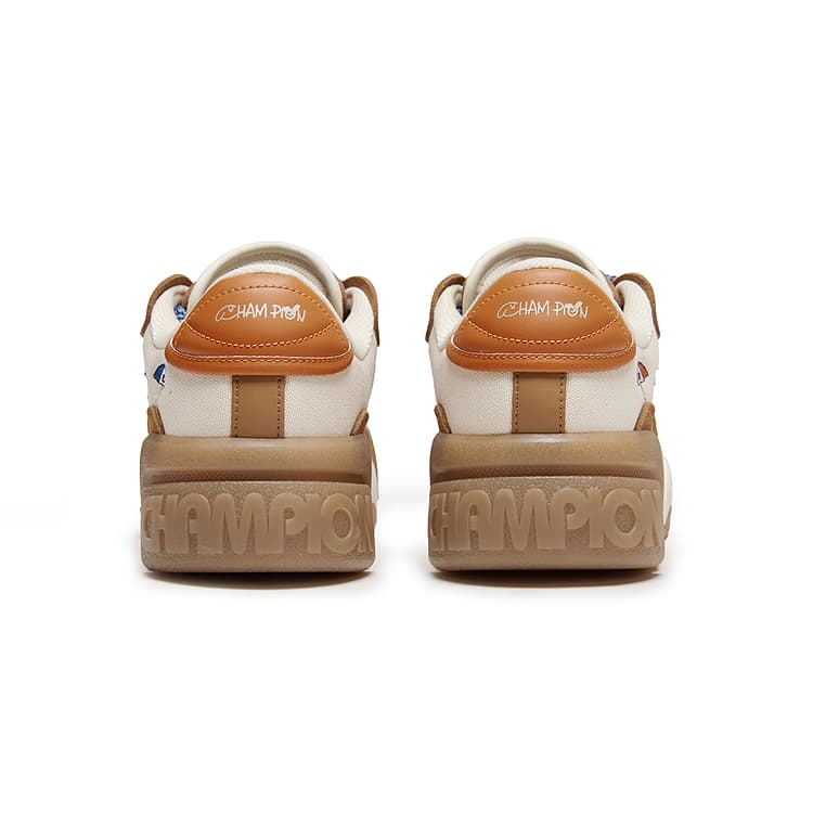 Кроссовки Champion Skate Shoes Low Top Linen Wheat Cuff Brown Women's - изображение 4
