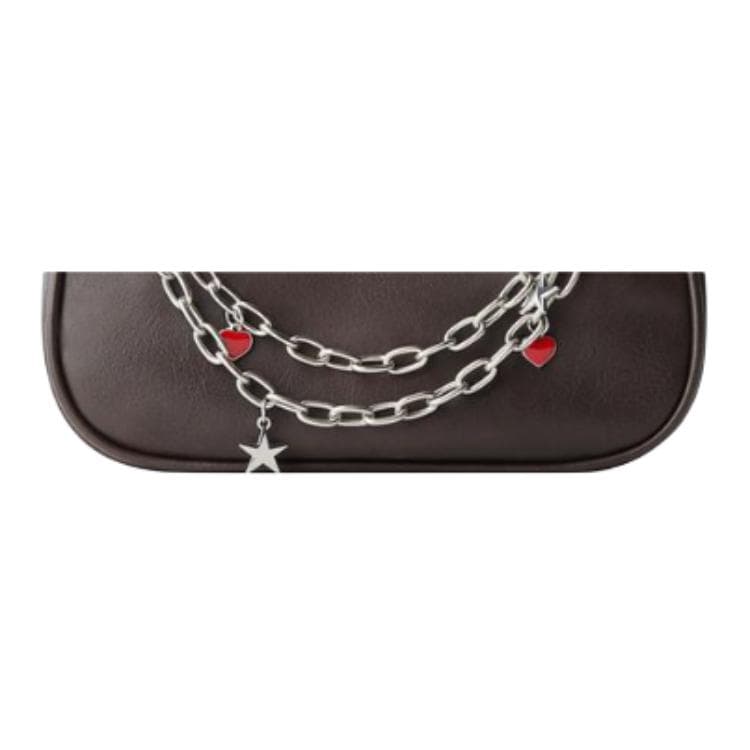 Сумка через плечо ZARA Crossbody Bag Brown Women's - изображение 6
