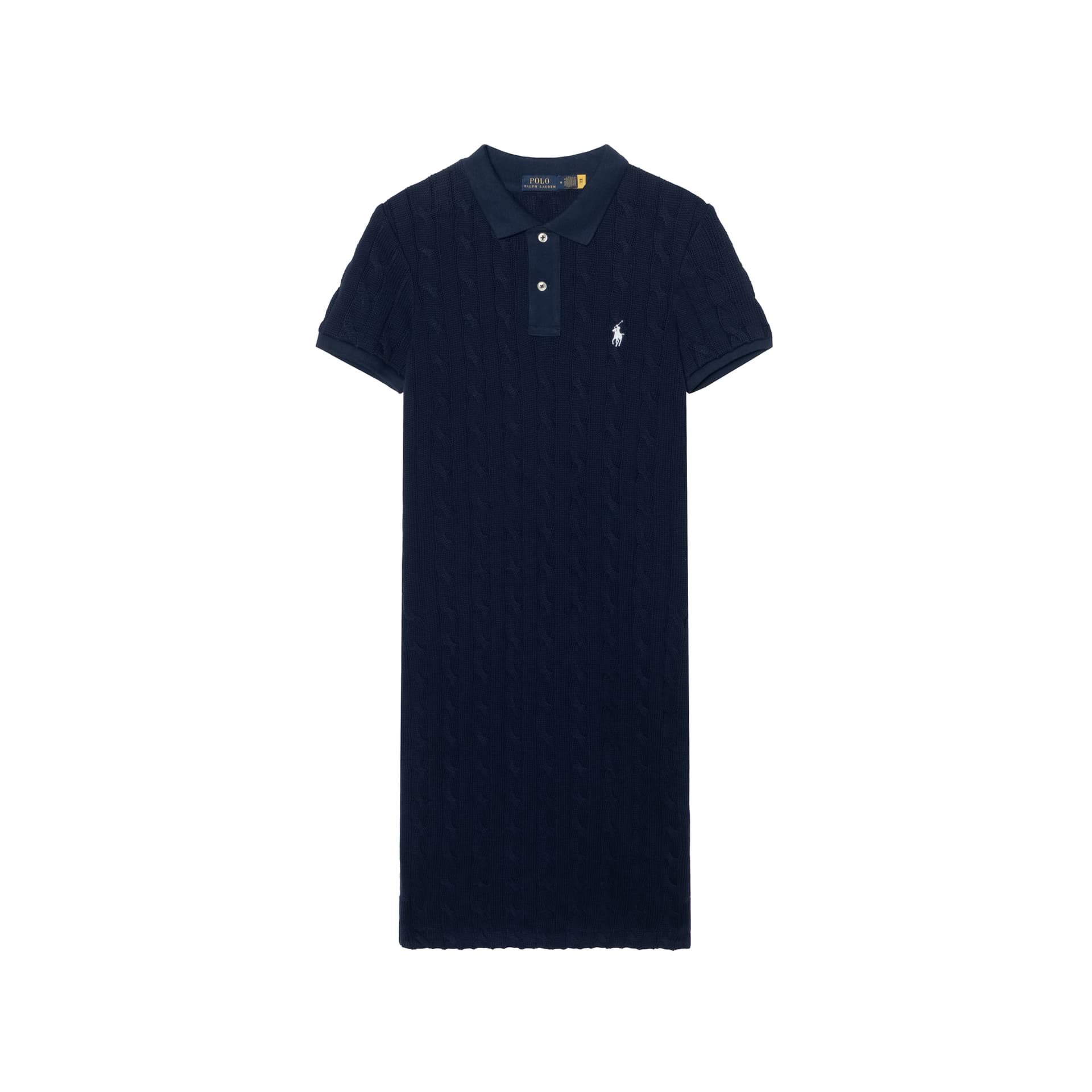 Платье Polo Ralph Lauren Синие Женские Короткие Платья с Длинными Рукавами - изображение 1
