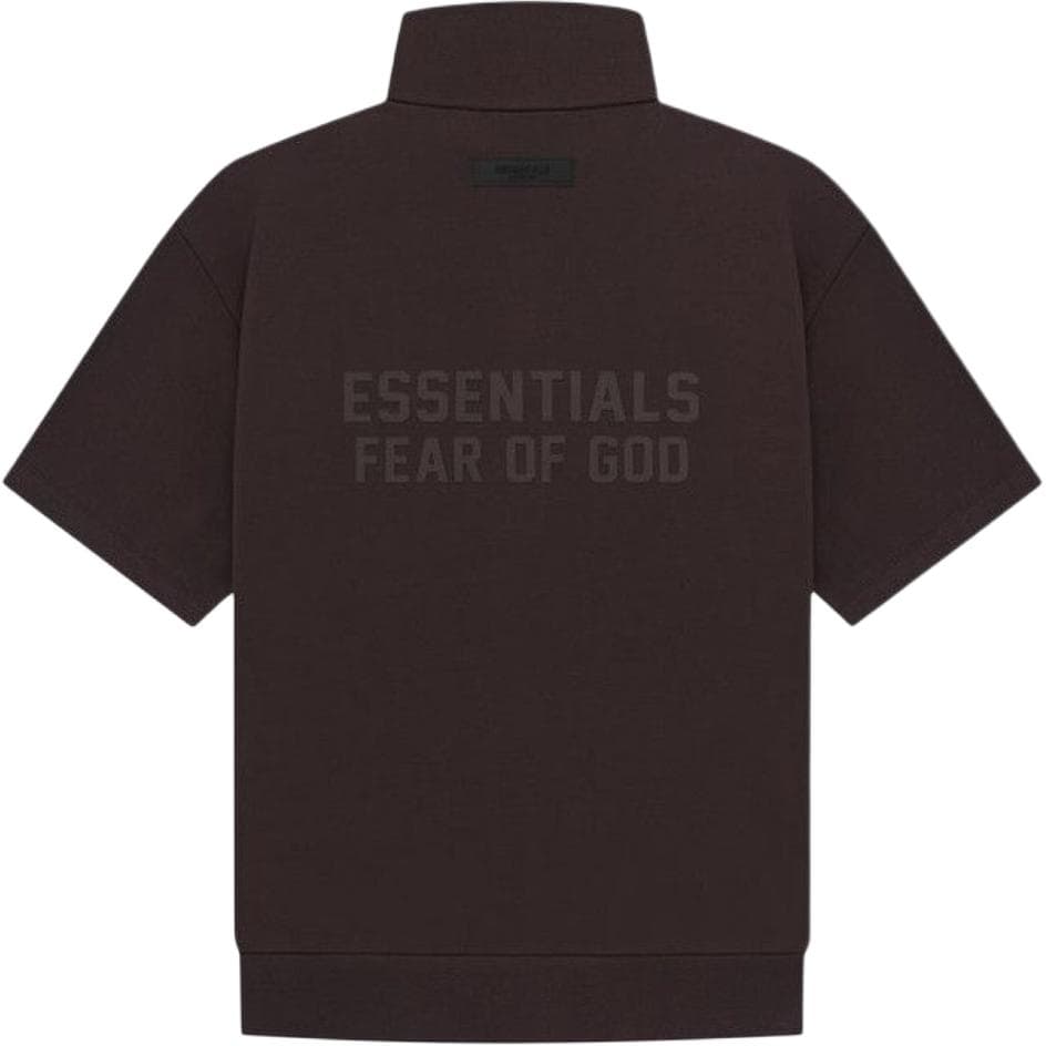 Худи Fear of God Essentials Halfzip 34 Sleeve Shirt Plum - изображение 2
