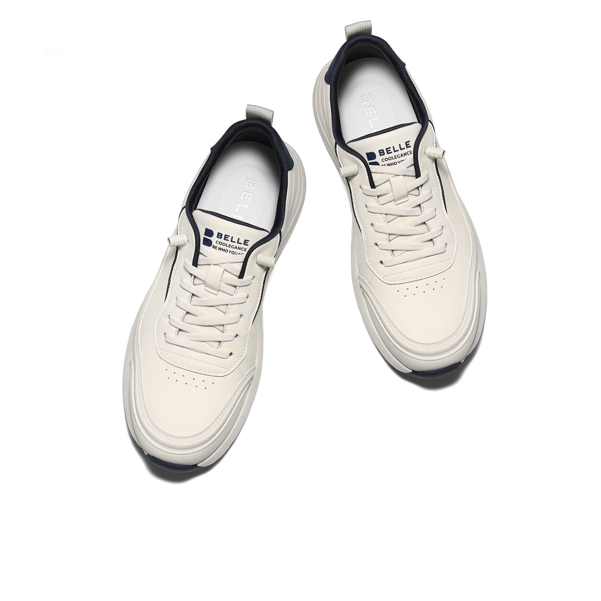 Кроссовки BELLE German Army Trainers (GAT) Low Top Ecru Blue Men's - изображение 3