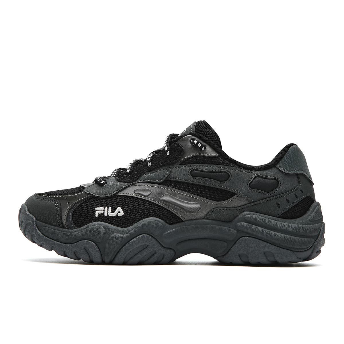 Кроссовки FILA KORAL массивные кроссовки Low Top Черный Shadow Черный Серый Женские - изображение 1