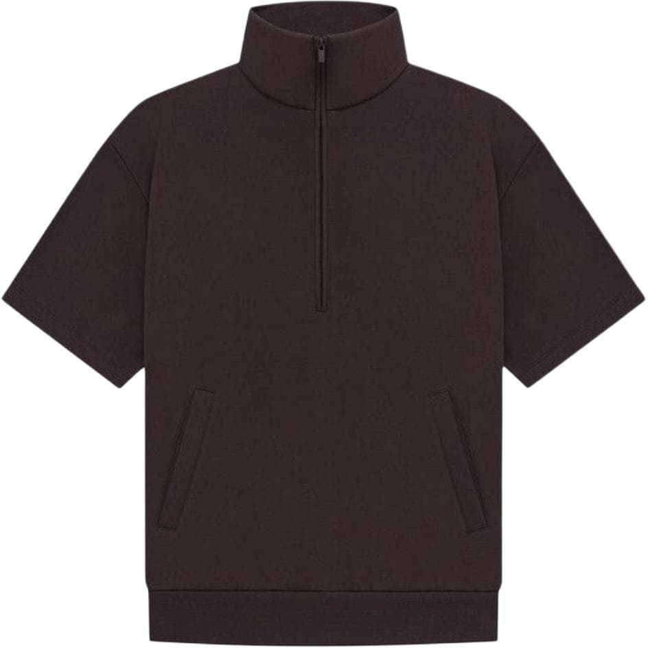Худи Fear of God Essentials Halfzip 34 Sleeve Shirt Plum - изображение 1