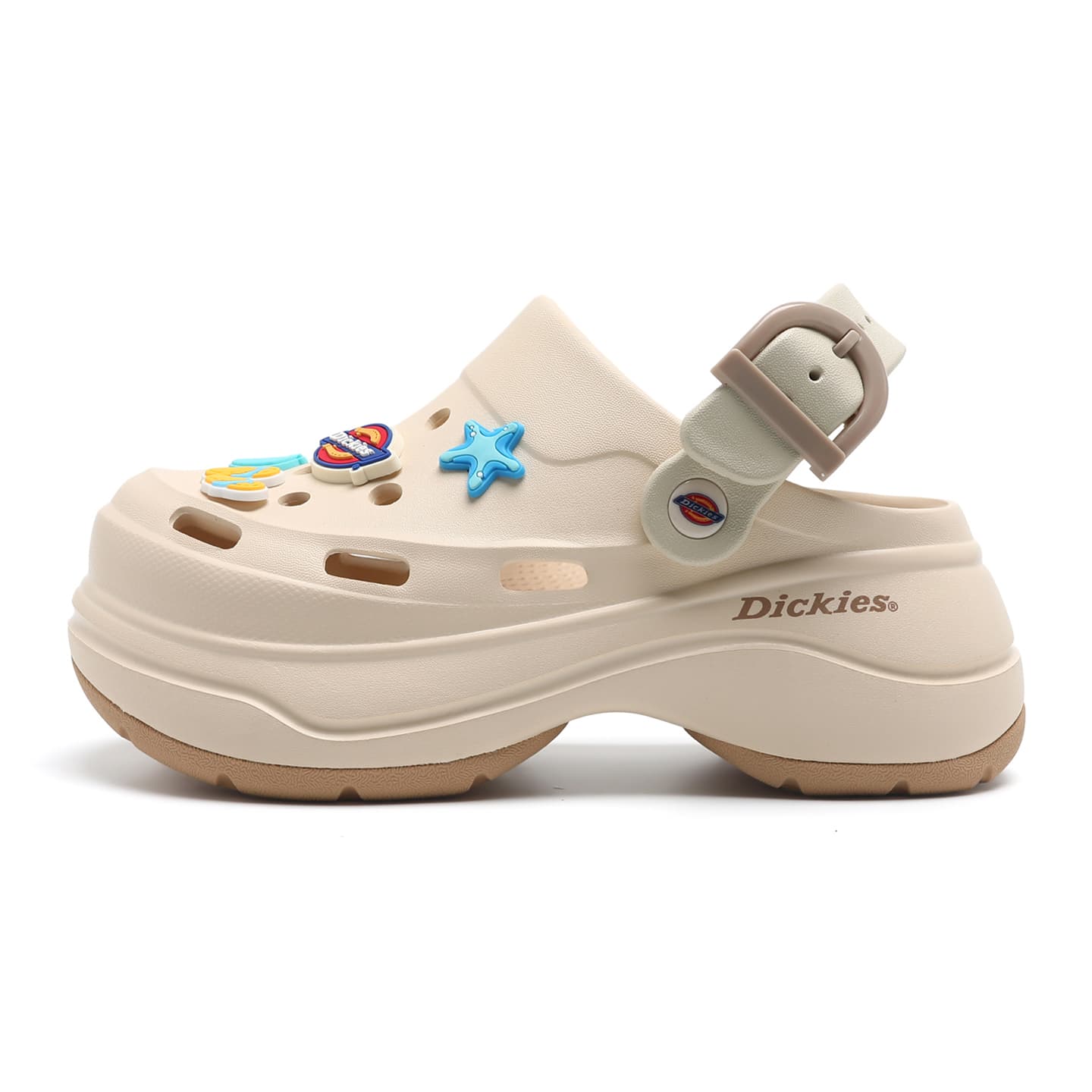 Сабо Dickies Sabo Rubber Slippers Beige Women's - изображение 1