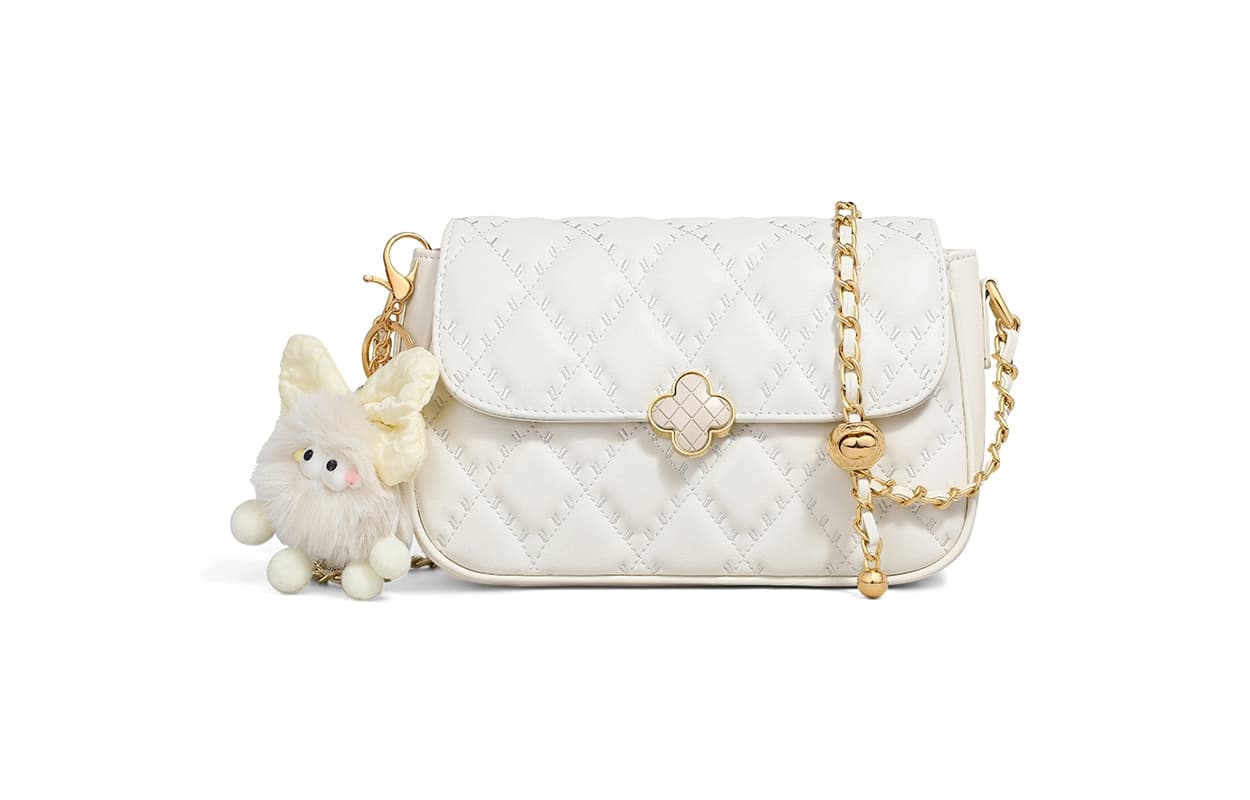 Сумка через плечо VINEY Crossbody сумка Ecru (Брелок включен) Женская - изображение 1