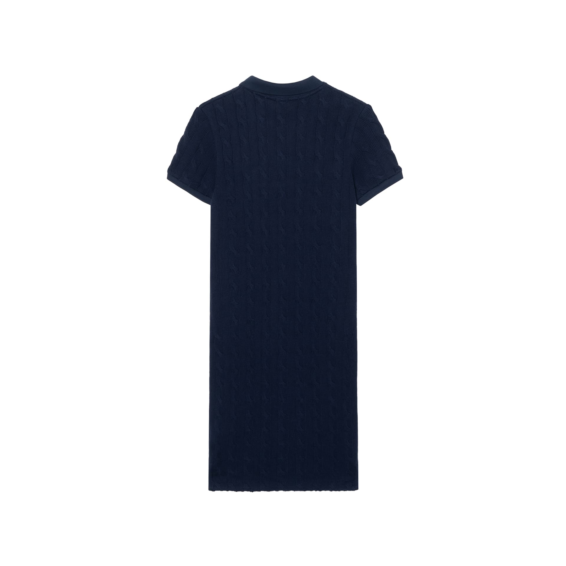 Платье Polo Ralph Lauren Синие Женские Короткие Платья с Длинными Рукавами - изображение 2