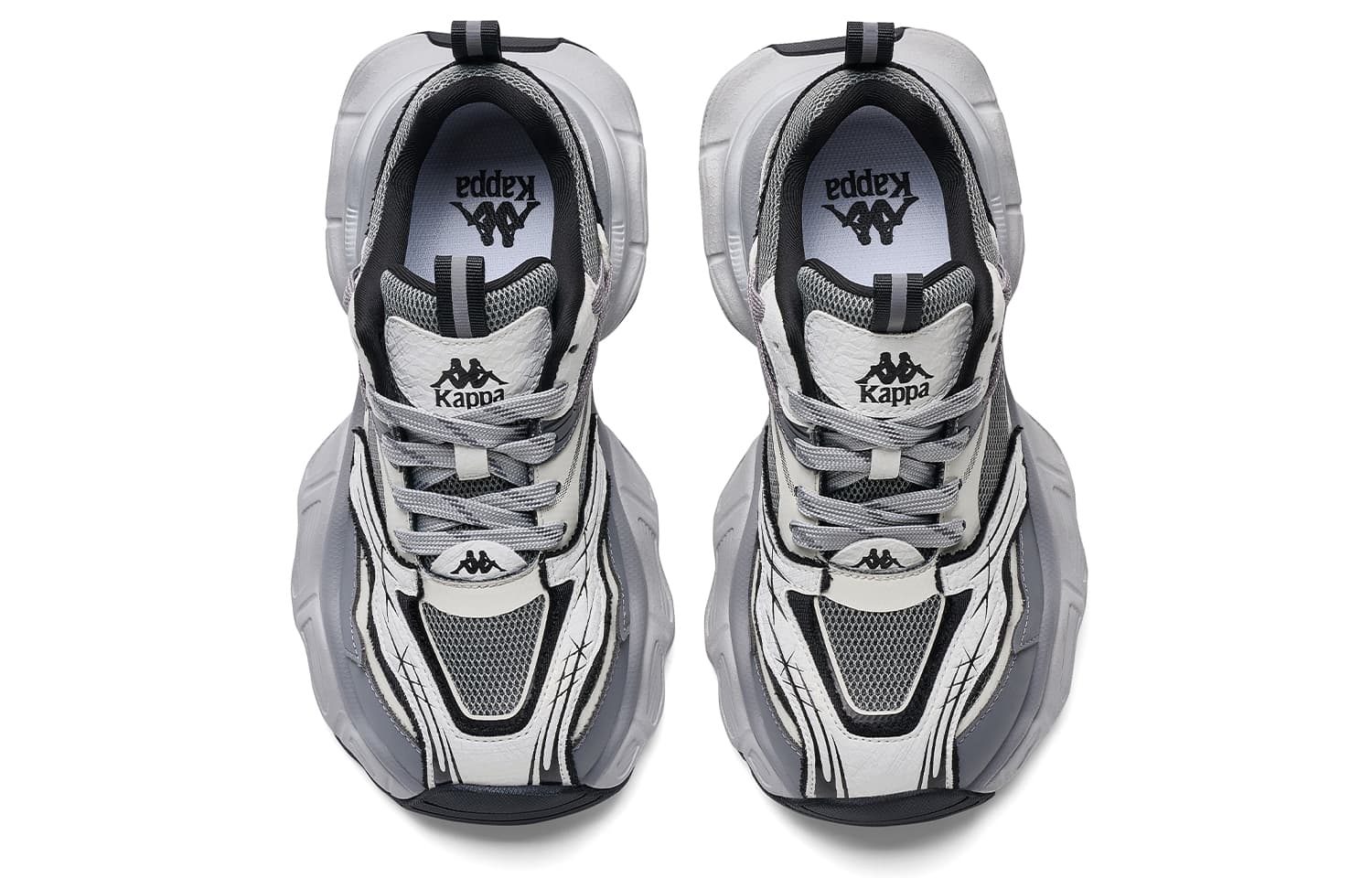 Кроссовки Кроссовки массивные Kappa Low Top FLOATING Синий Классический Белый Женские - изображение 4