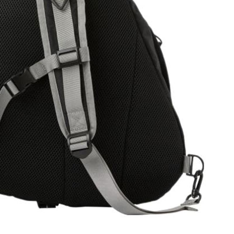 Нагрудная сумка NERDY Adjustable Strap Nylon Shoulder Bag Black - изображение 5