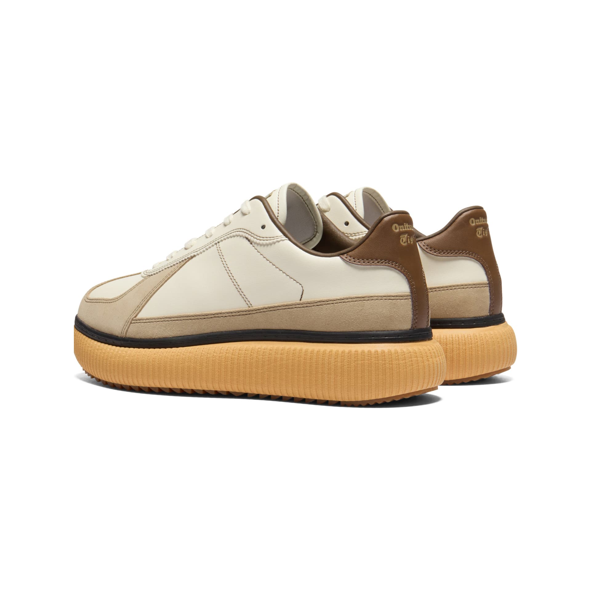 Кроссовки Onitsuka Tiger Delecity Повседневная обувь Low Топ Бежево-желтый Песок Унисекс - изображение 4