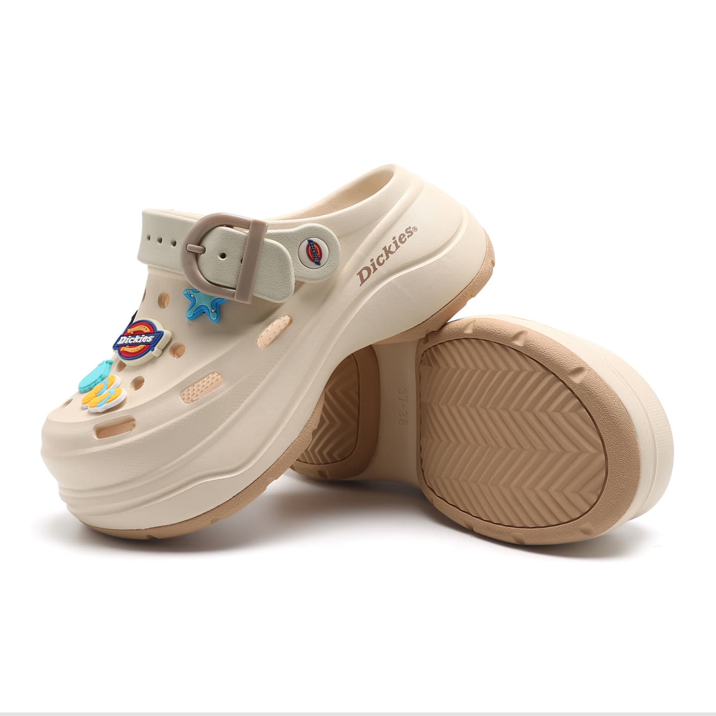 Сабо Dickies Sabo Rubber Slippers Beige Women's - изображение 5