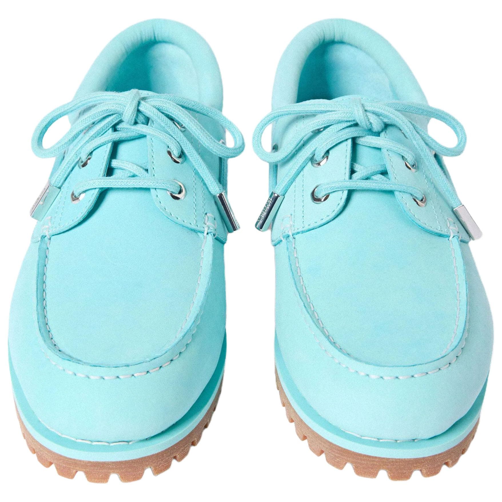 Timberland 3 Eye Топсайдеры Озерно-голубой Мужской - изображение 4