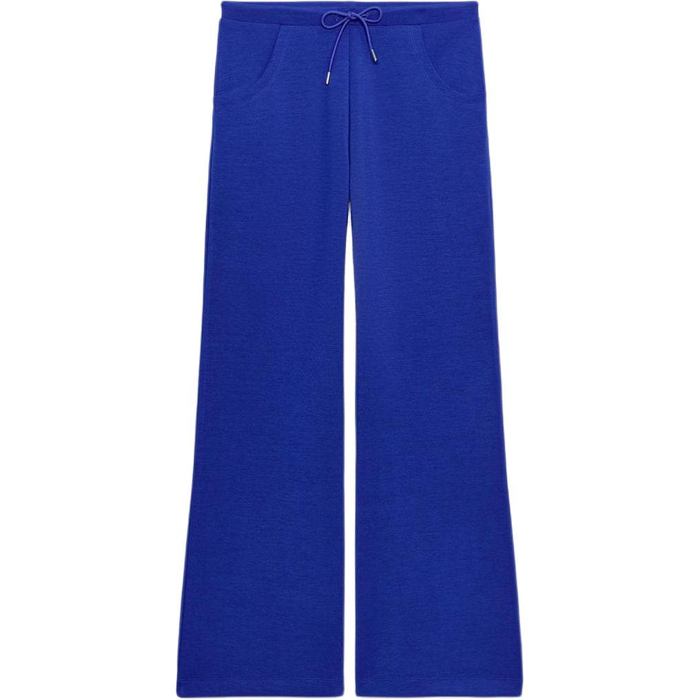 Штаны ZARA Темно-синие женские спортивные трикотажные штаны - изображение 1