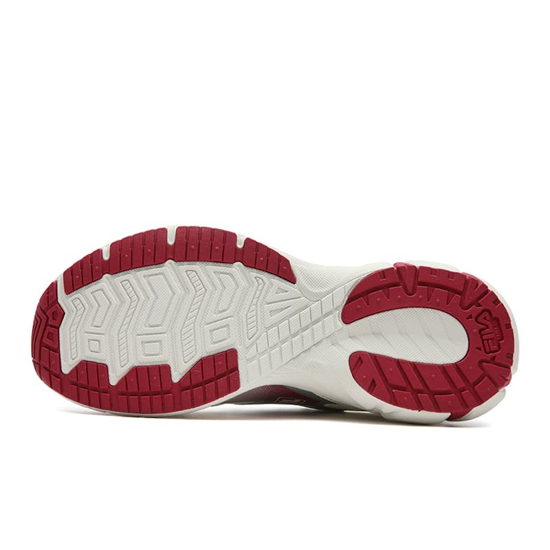 Кроссовки FILA INTERUN 2 Chunky Sneakers Low Top Кокосовое молоко Бургунди Женские - изображение 6