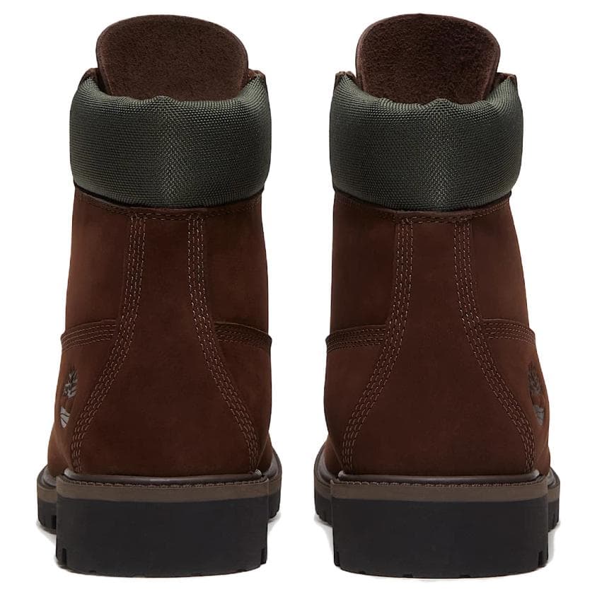 Сапоги Timberland Ботильоны Красный Коричневый Унисекс - изображение 4